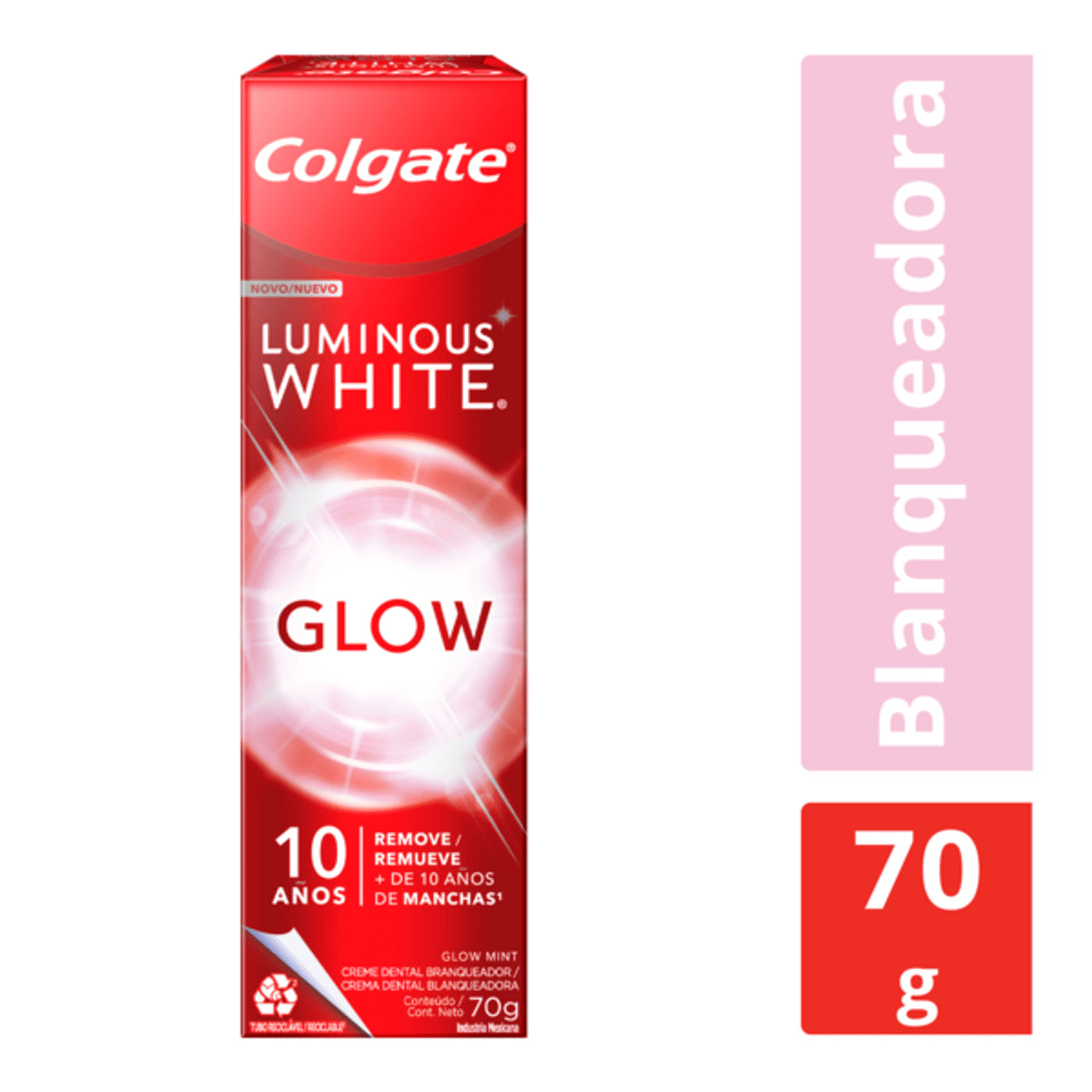 Colgate luminous white glow pasta dental