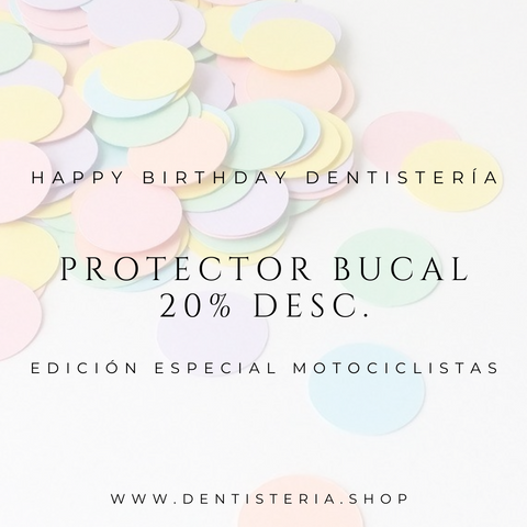 Protector bucal aniversario 8 edición especial