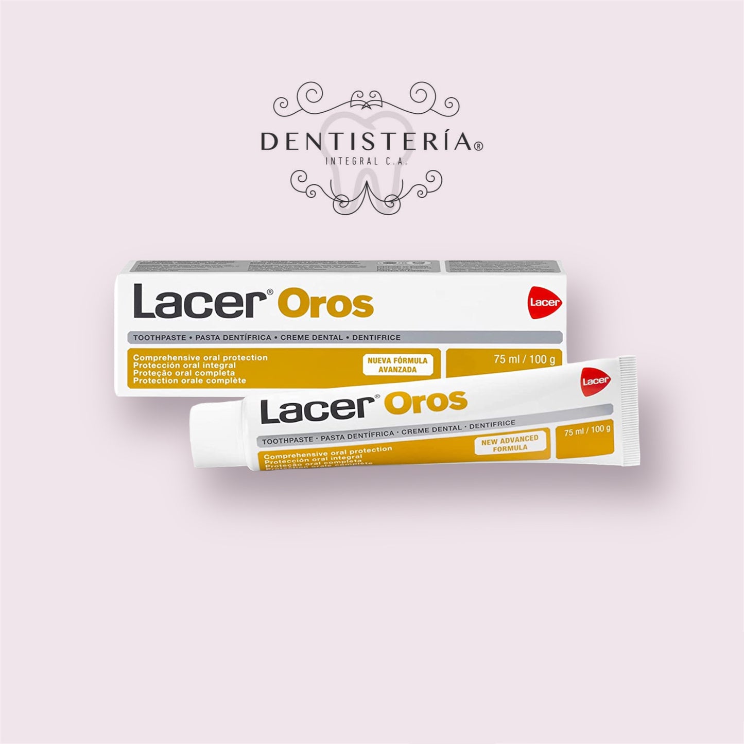 Lacer. LacerOros pasta dental